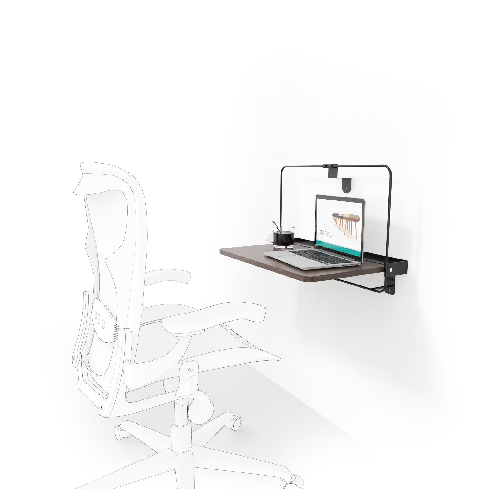 Smart Foldable Study Desk