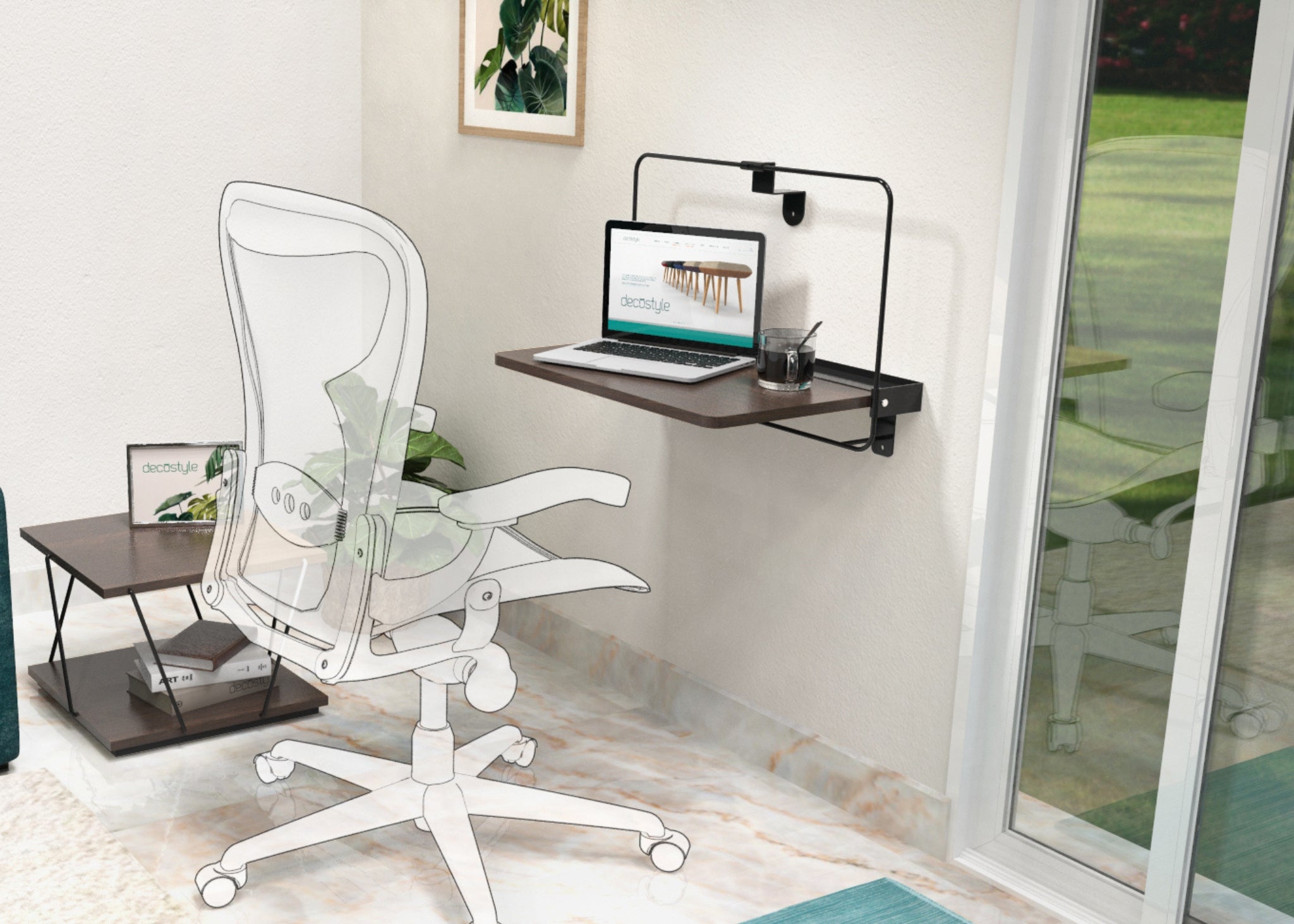 Smart Foldable Study Desk