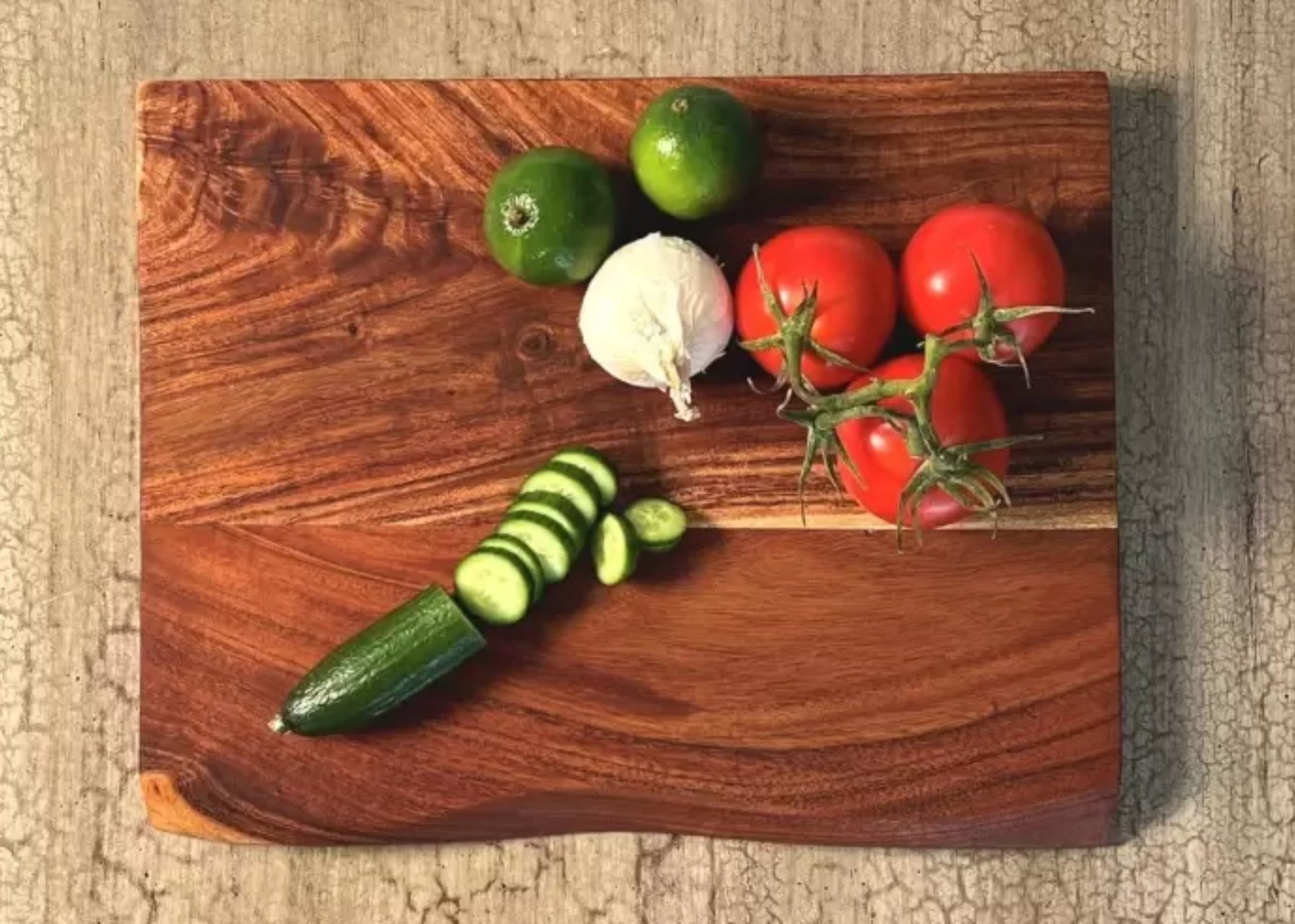 SliceItUp Wooden Live Edge Chopping & Serving board